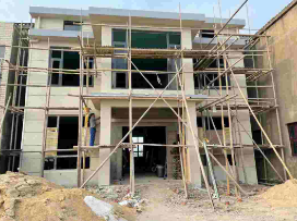 別墅設計施工外墻涂料步驟